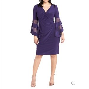 R&M Richards 8P purple cocktail dress